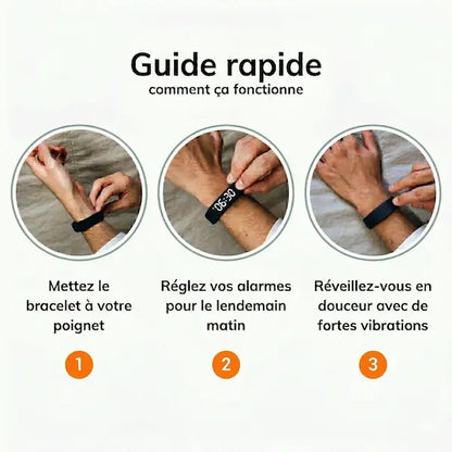 Bracelet Réveil Vibrant — Pour ceux que rien ne réveille
