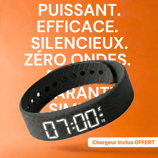 Bracelet Réveil Vibrant — Pour ceux que rien ne réveille