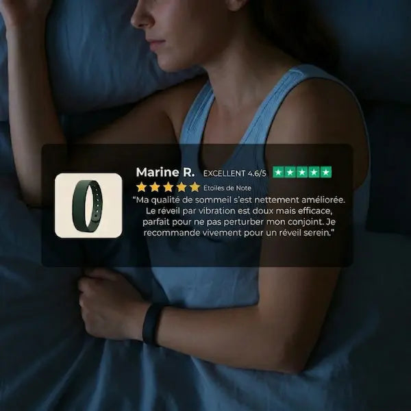 Bracelet Réveil Vibrant — Pour ceux que rien ne réveille