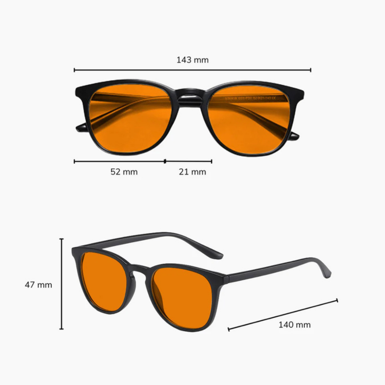 Lunettes anti-reflet bleu - Endormez vous plus vite