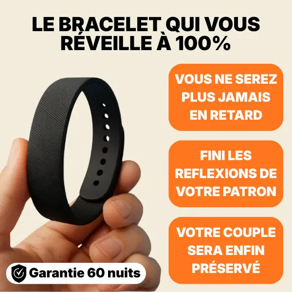 Bracelet Réveil Vibrant — Pour ceux que rien ne réveille